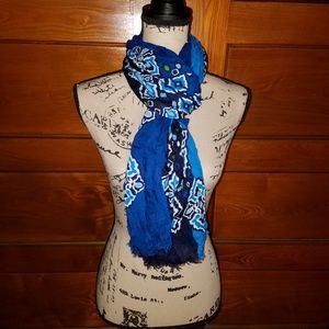 Blue Scarf